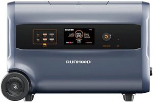 Runhood LiFePO4 Portable Power Station 2.4kW Inverter 2.4kWh Backup