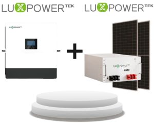 LUXPOWER SNA14000 14kW Eco-Hybrid Inverter 48V Single Phase with 1x Luxpower 15KWh solar kit