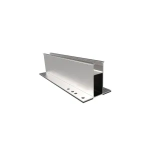 Trapezoidal sheet short rail channel with EPDM - (IBR/Corrugated - Portrait)