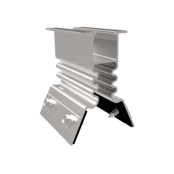 Tall trapezoidal sheet short rail with EPDM (IBR- Landscape)