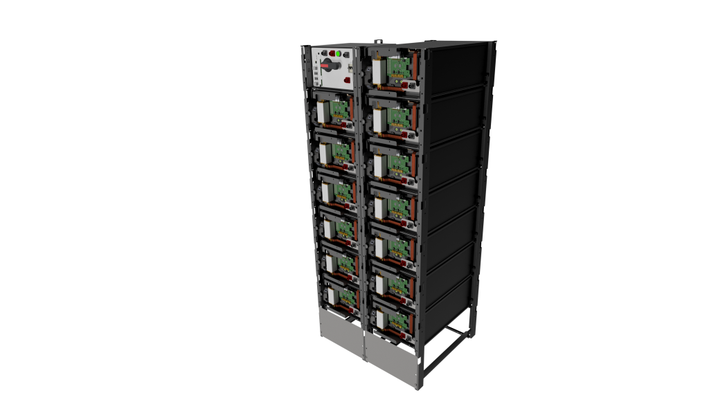 Solar MD HV 208kWh LiFePO4 battery Stack (INCL Logger V2)