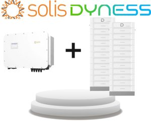 Solis 125kW HV Hybrid 3P Inverter with Dyness Stack 280 HV 280Ah Battery 171.96KWh