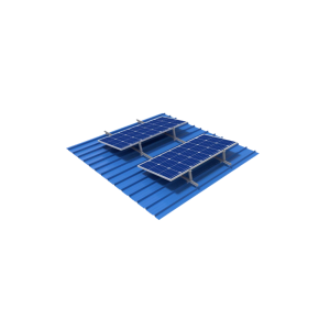 Tilted Corrugated Roof Structure Landscape